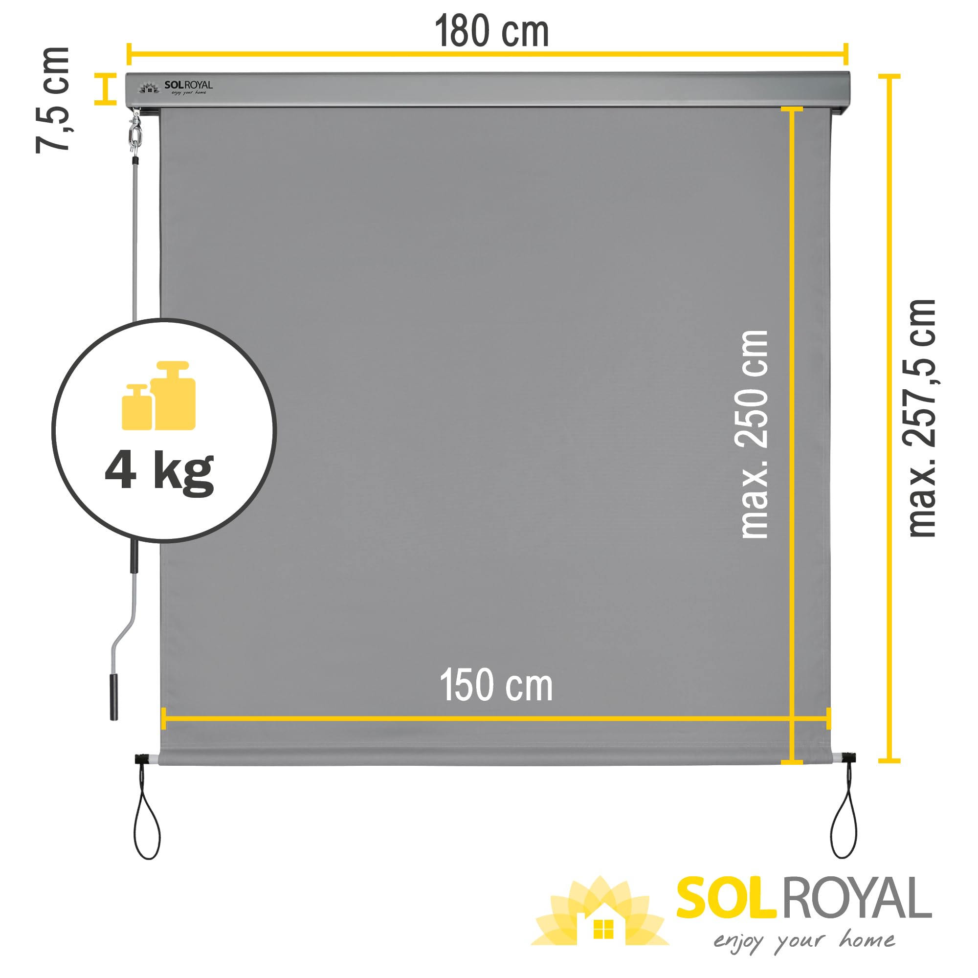 Sol Royal Senkrechtmarkise MS5