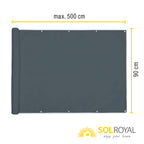 Sol Royal Balkon Sichtschutz PES SolVision PB2