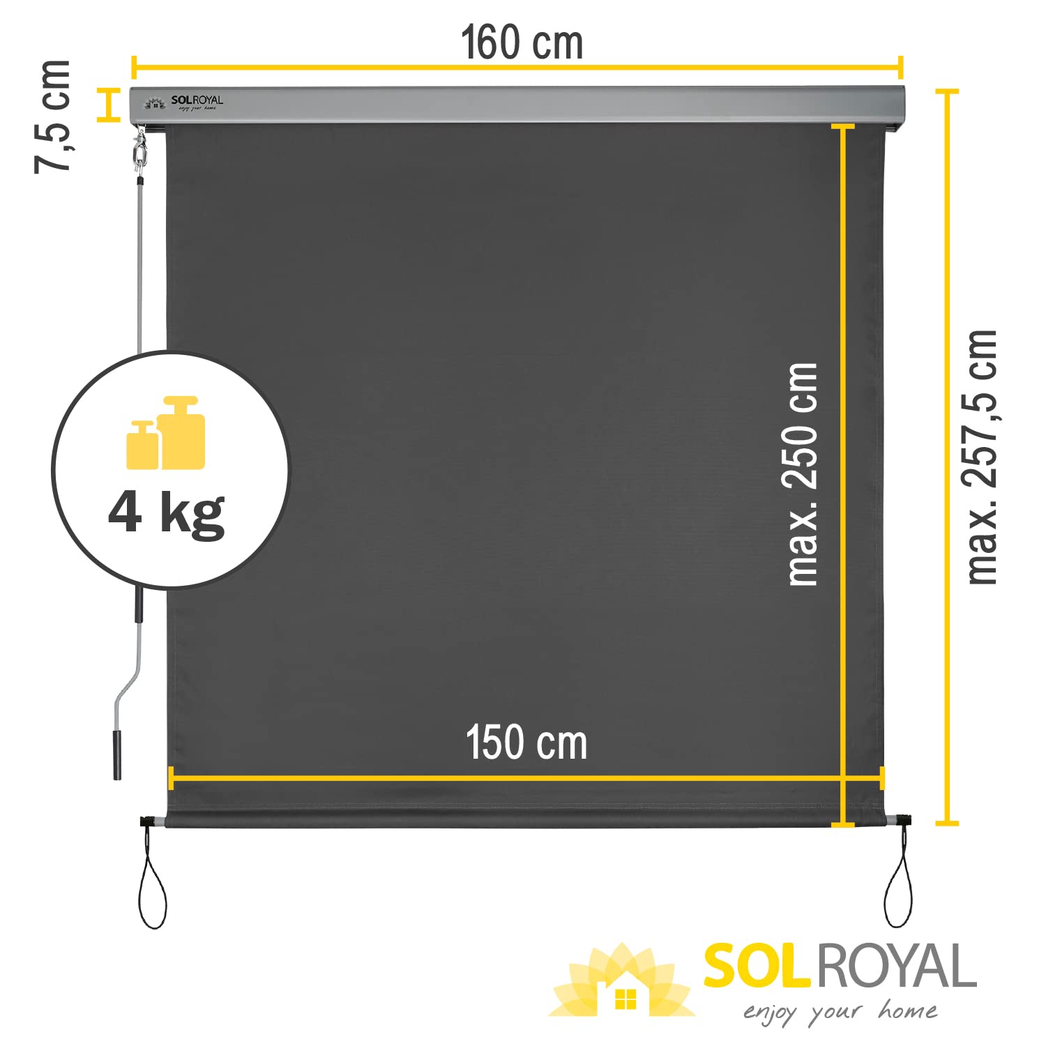 Sol Royal Senkrechtmarkise MS5