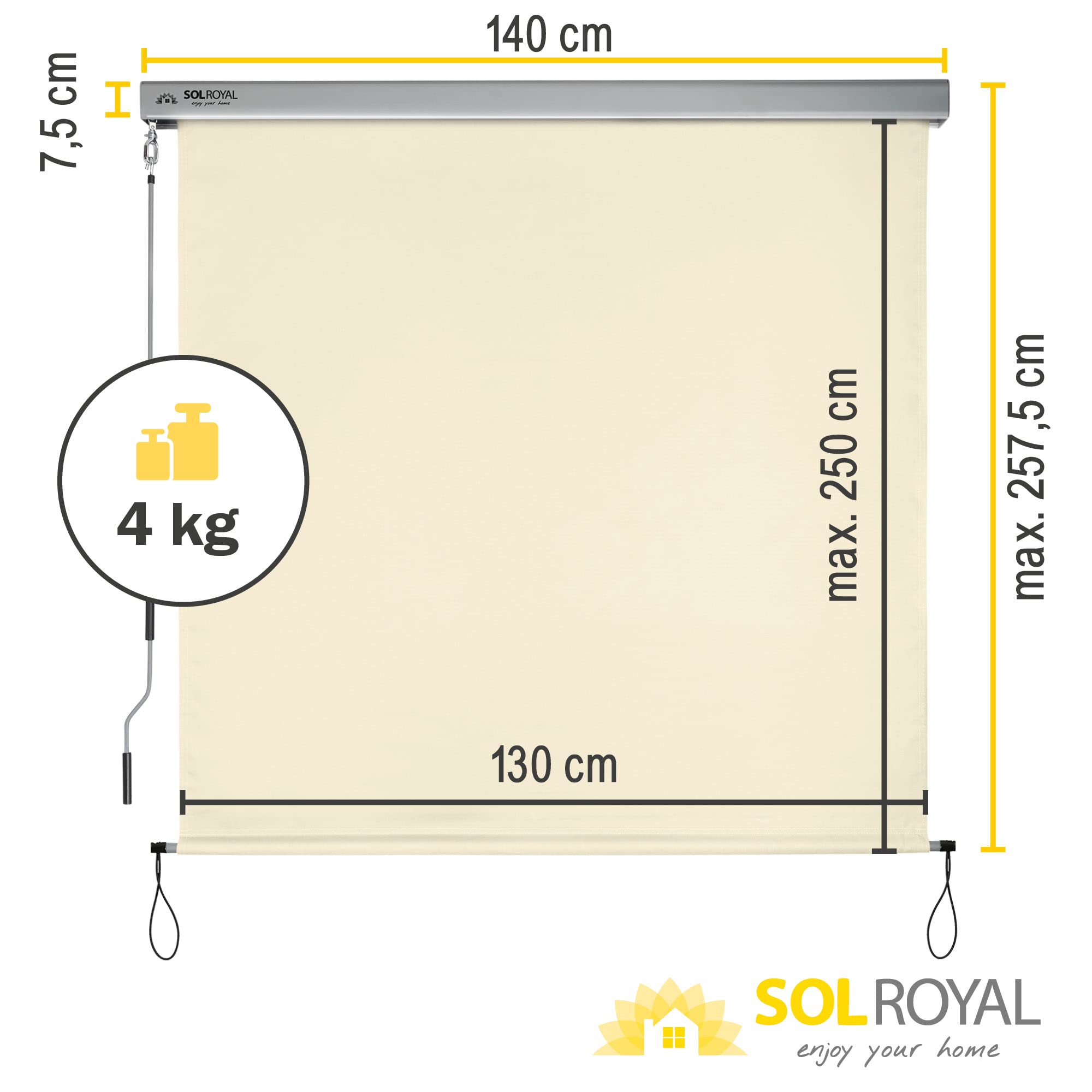 Sol Royal Senkrechtmarkise MS5