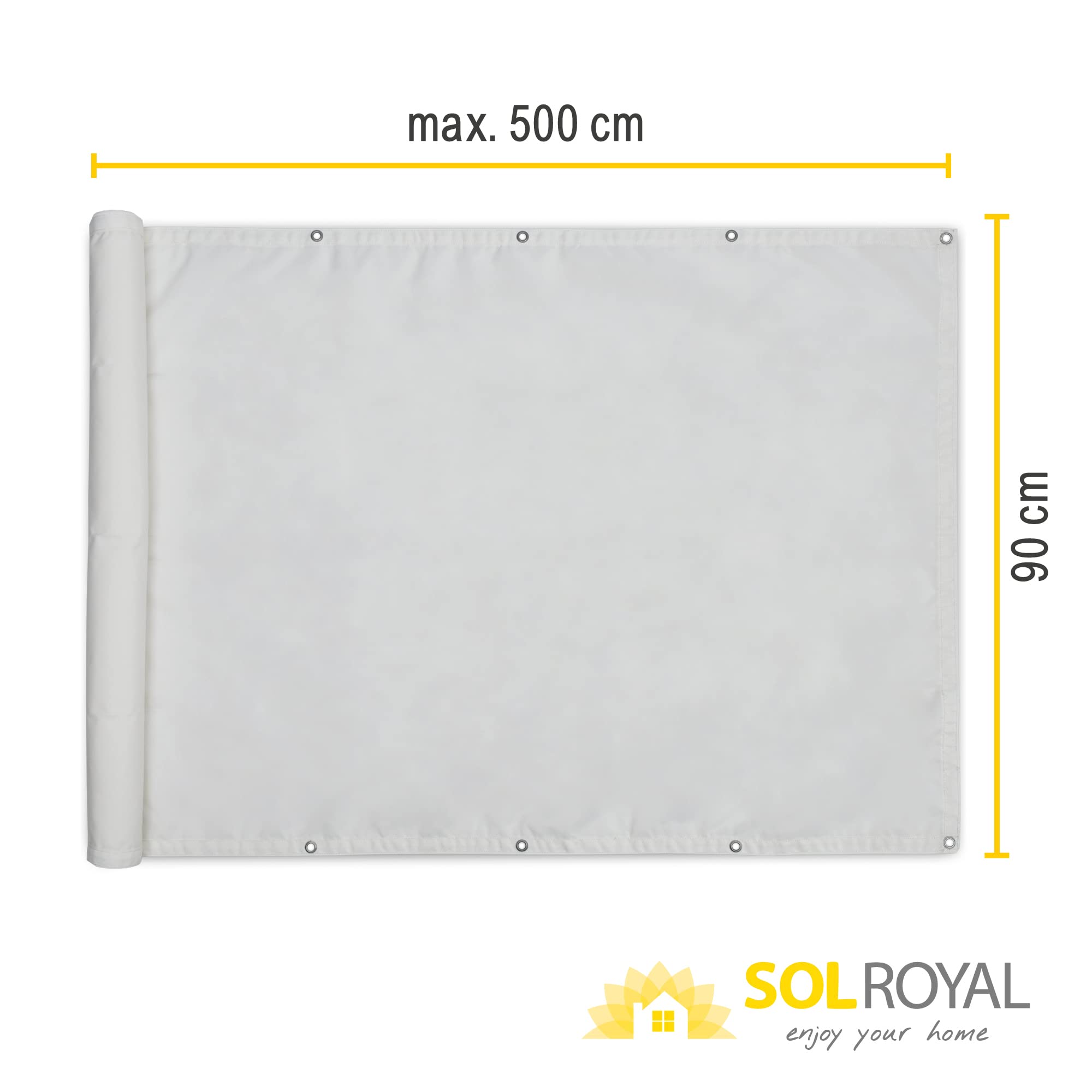 Sol Royal Balkon Sichtschutz PES SolVision PB2