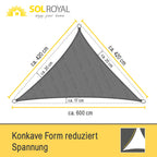 Sol Royal Sonnensegel Wasserdurchlässig HDPE HS9