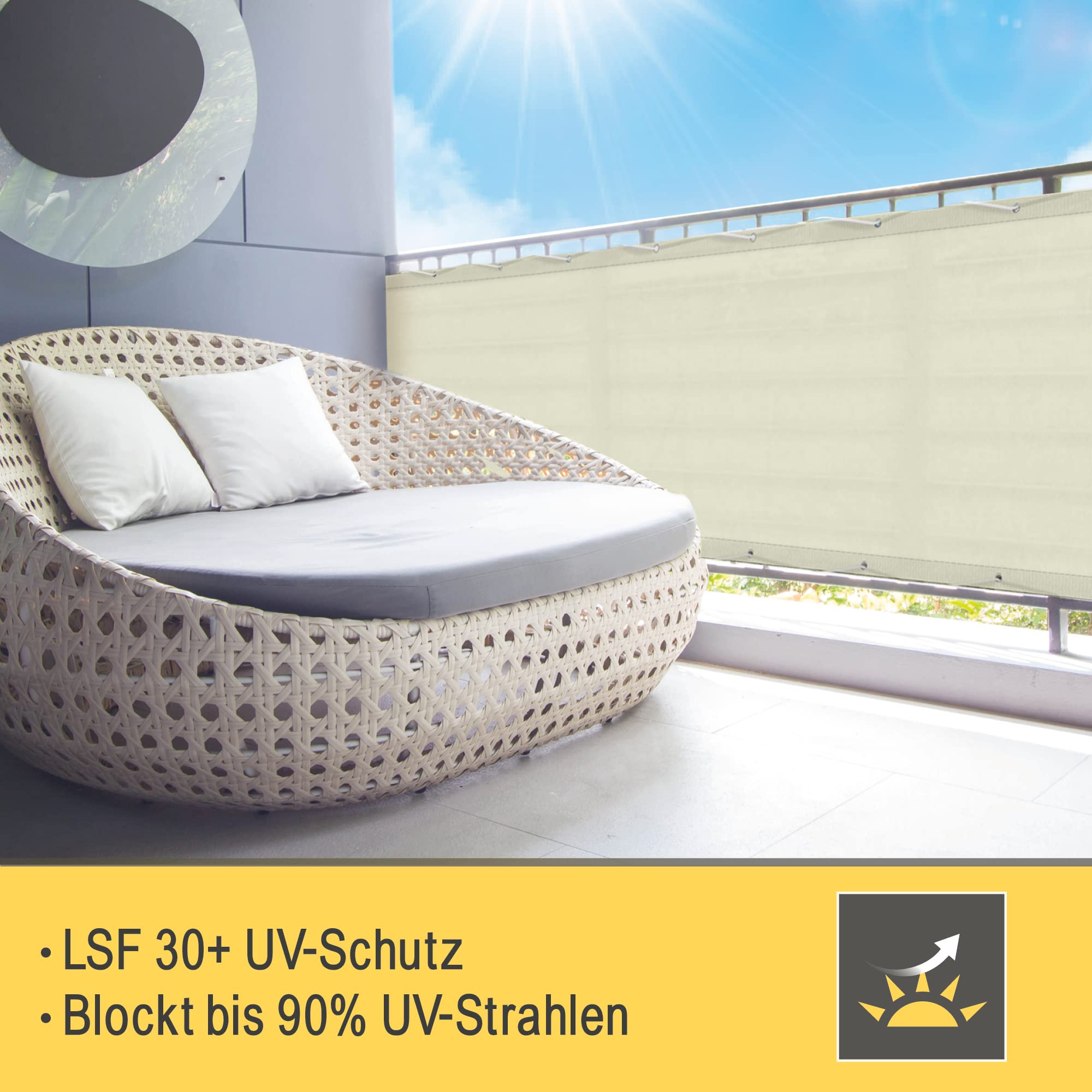 Sol Royal Balkon Sichtschutz PES SolVision PB2