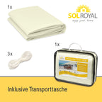 Sol Royal Sonnensegel Wasserdurchlässig HDPE HS9