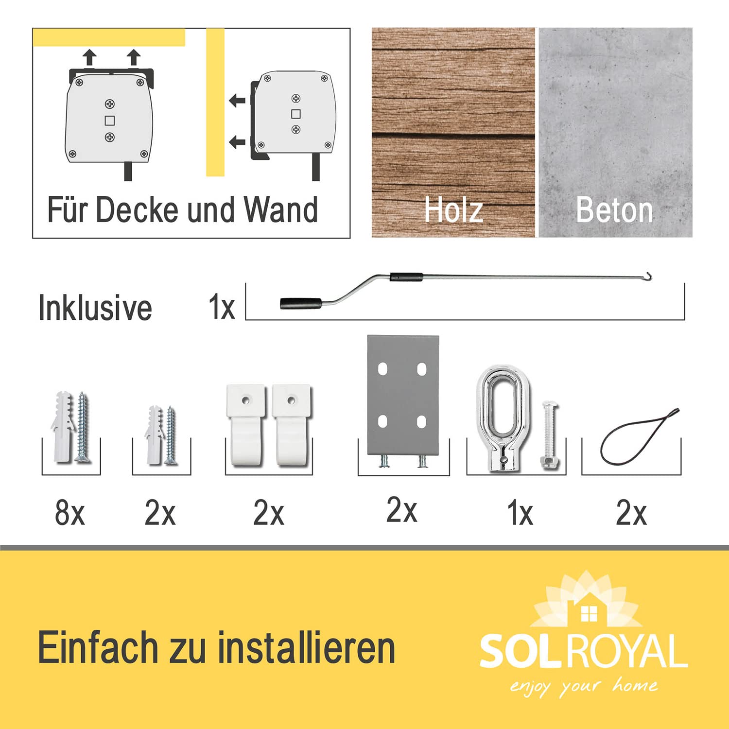 Sol Royal Senkrechtmarkise MS5