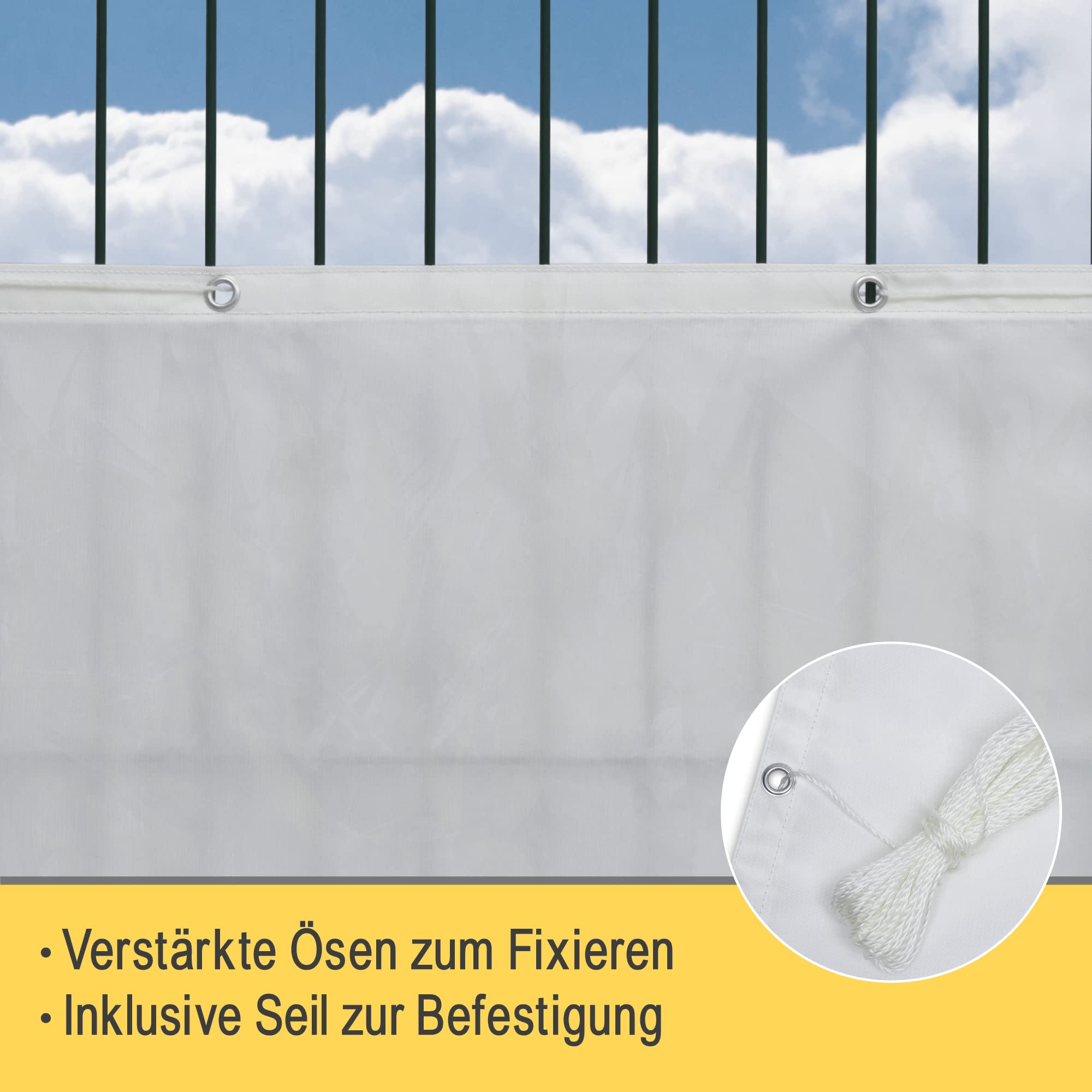 Sol Royal Balkon Sichtschutz PES SolVision PB2