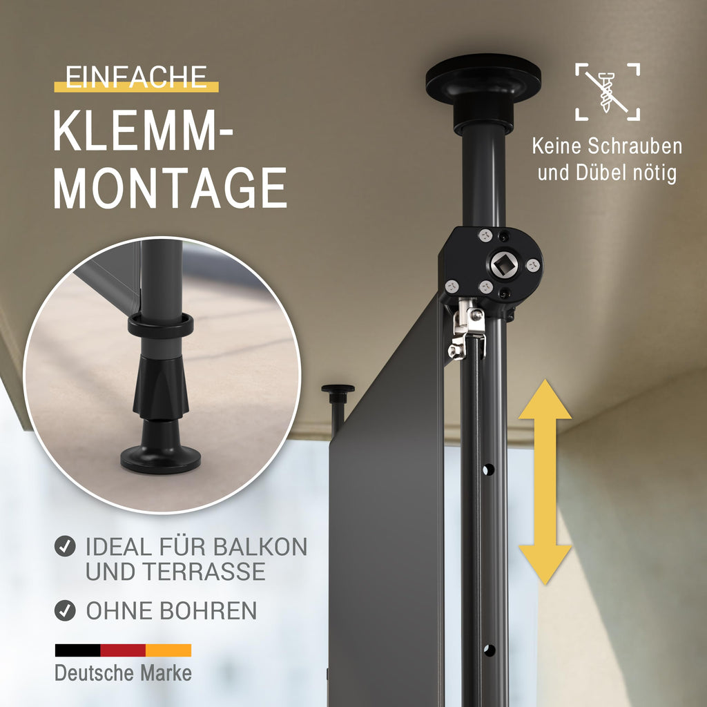 Sol Royal Klemmmarkise Senkrechtmarkise KM5