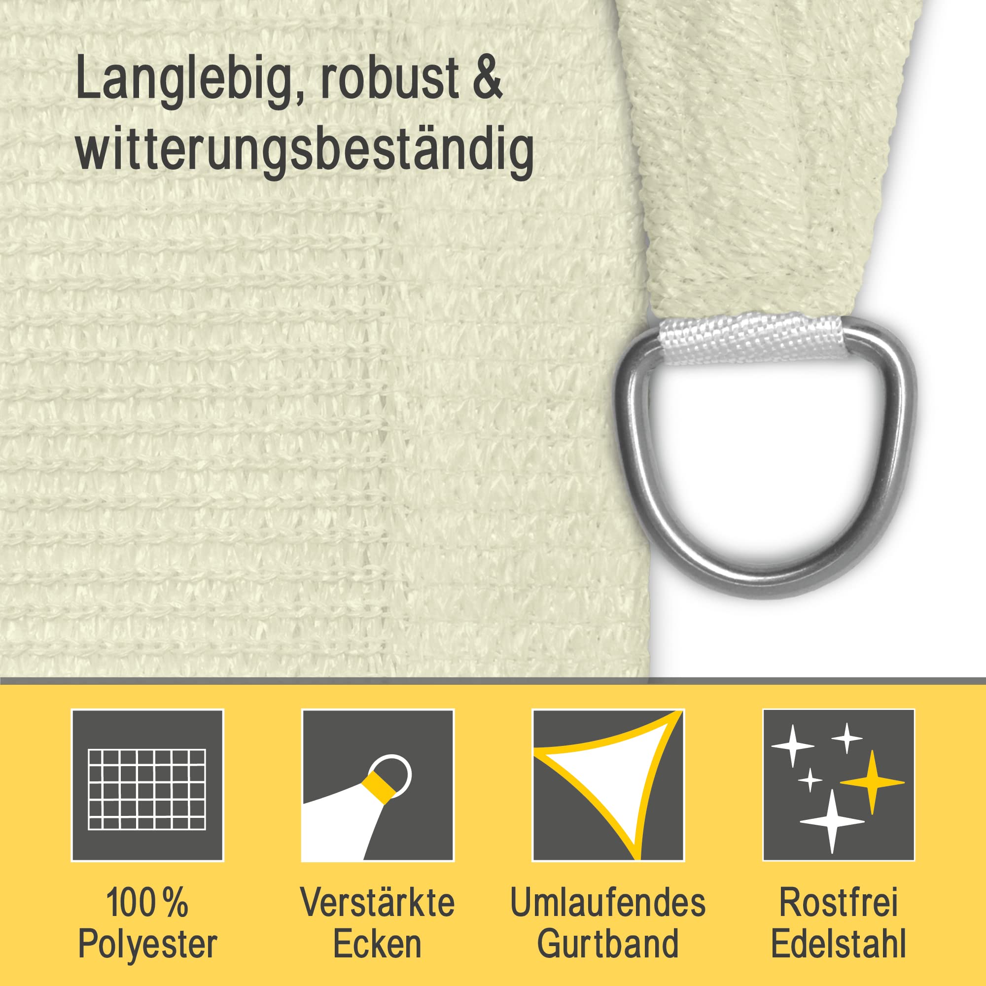 Sol Royal Sonnensegel Wasserdurchlässig HDPE HS9