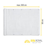 Sol Royal SolVision Balkon Sichtschutz HB2 HDPE