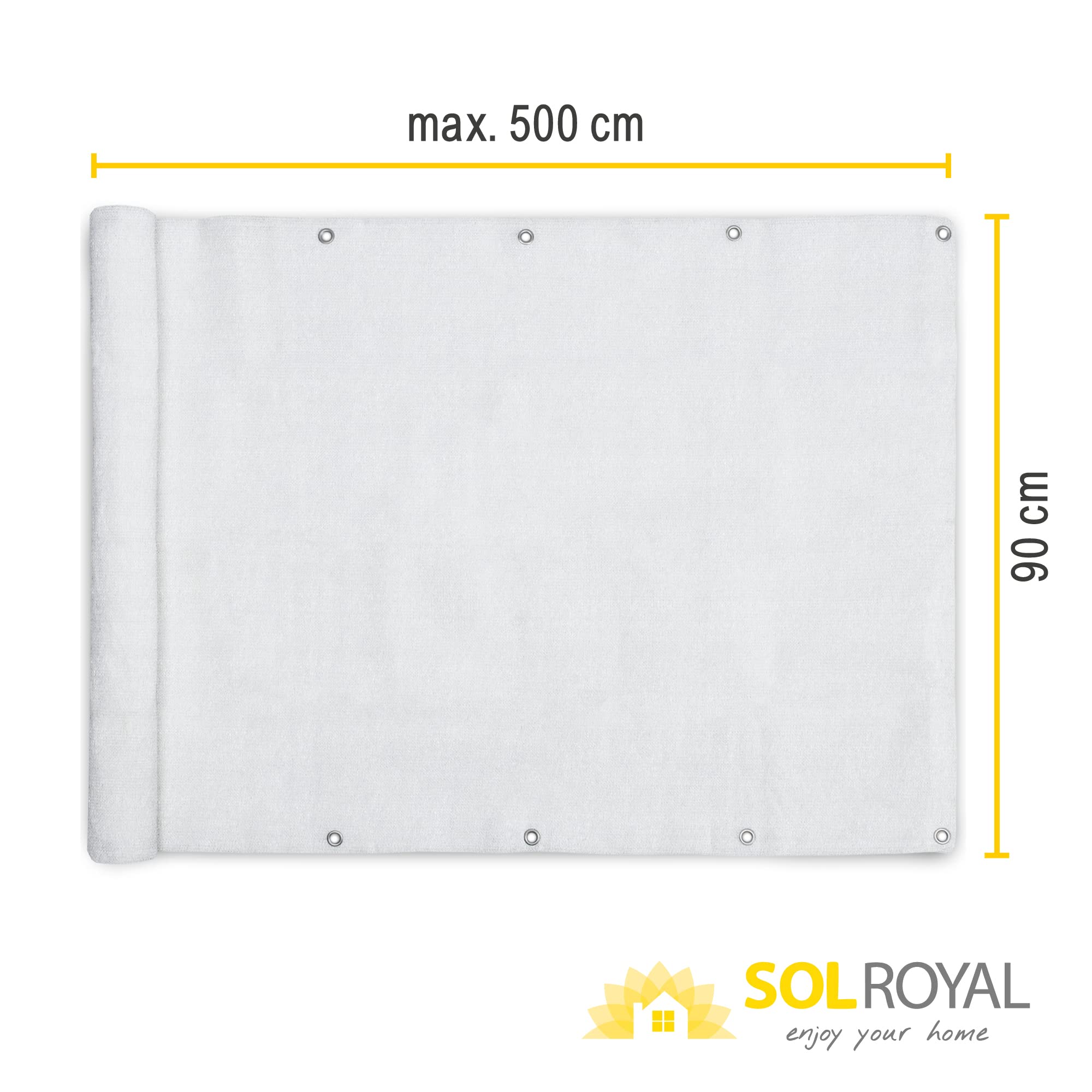 Sol Royal SolVision Balkon Sichtschutz HB2 HDPE