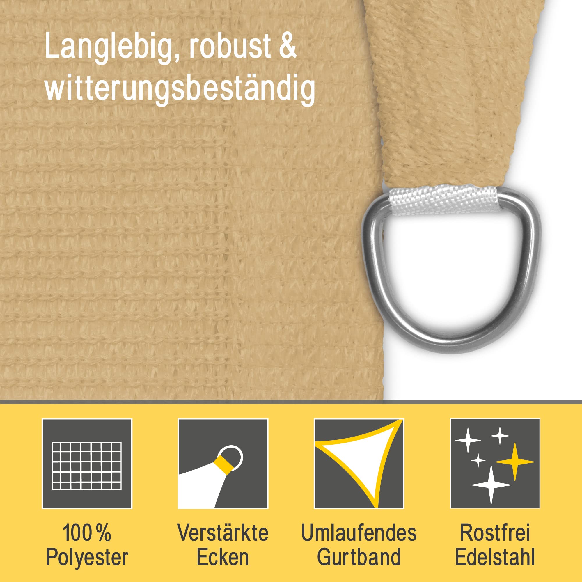 Sol Royal Sonnensegel Wasserdurchlässig HDPE HS9