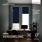 Thermorollo Rollo für Fenster ohne Bohren T42