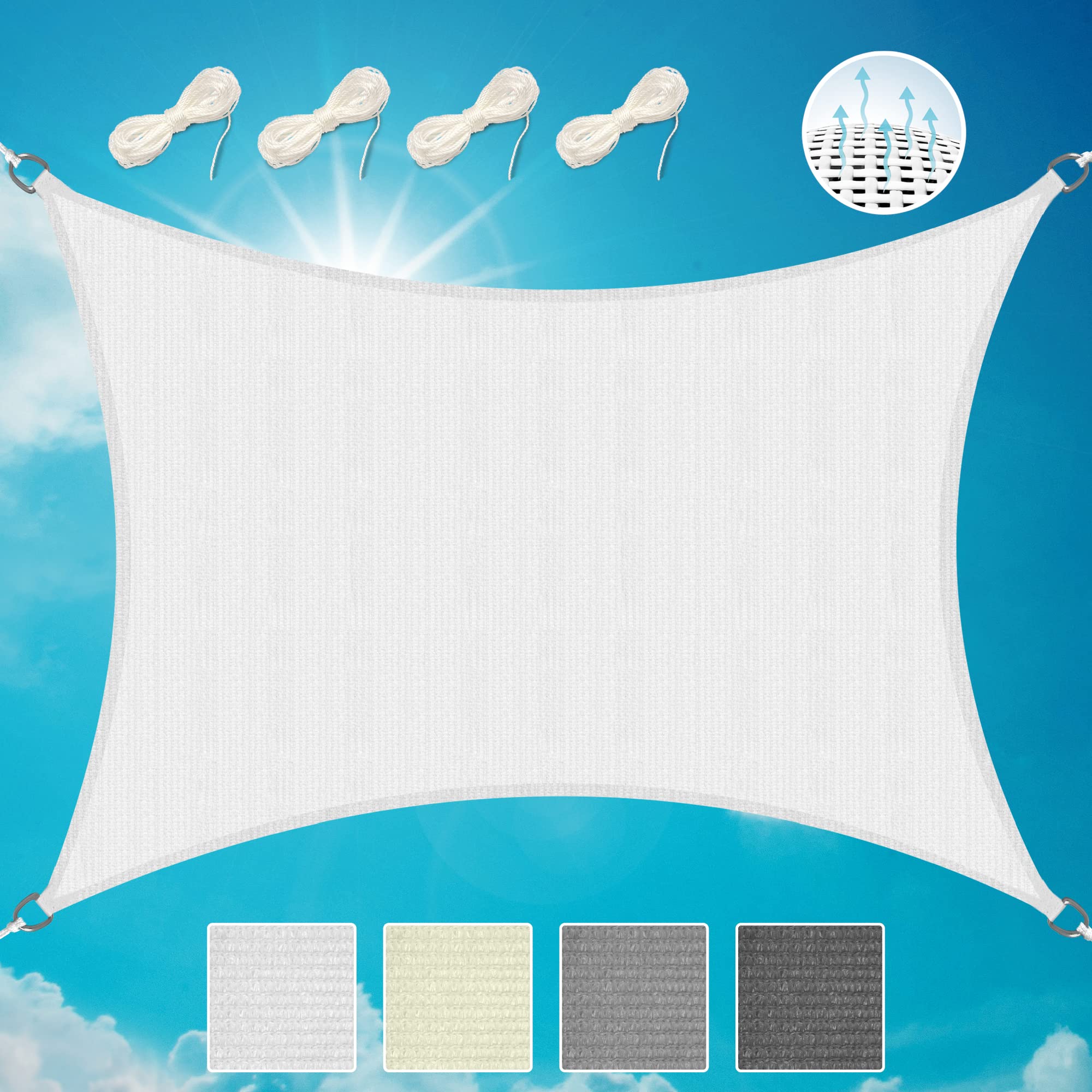 Sol Royal Sonnensegel Wasserdurchlässig HDPE HS9