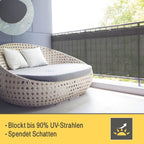 Sol Royal SolVision Balkon Sichtschutz HB2 HDPE