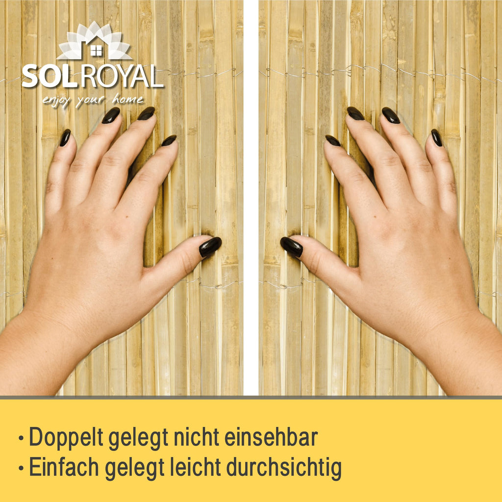 Sol Royal Split Bambus Sichtschutz - B55