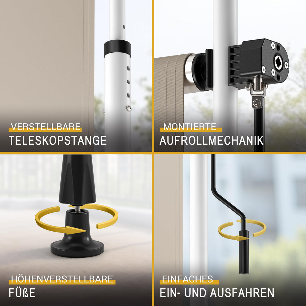 Sol Royal Klemmmarkise Senkrechtmarkise KM5