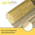 Sol Royal Split Bambus Sichtschutz - B55