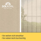 Sol Royal SolVision Balkon Sichtschutz HB2 HDPE