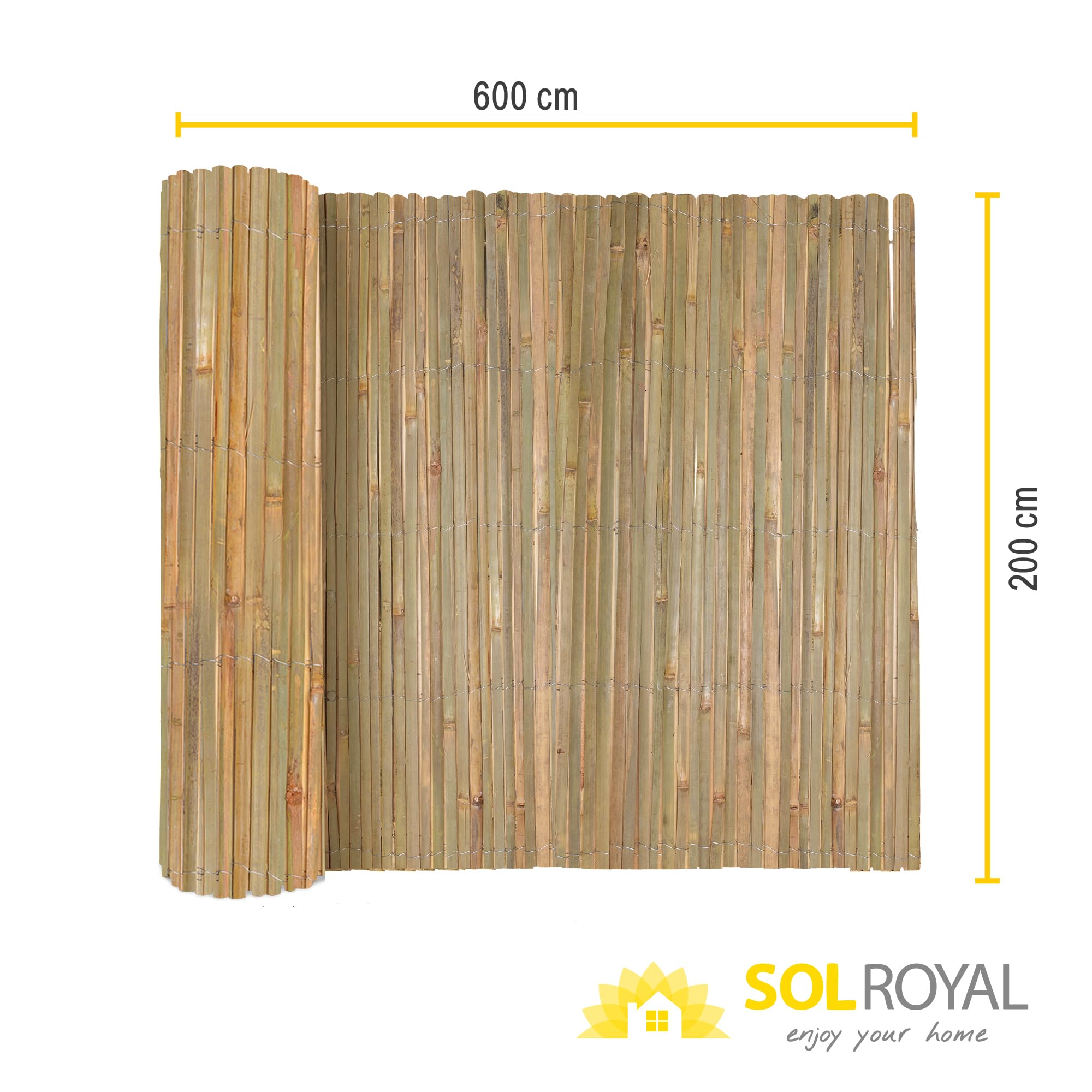 Sol Royal Split Bambus Sichtschutz - B55