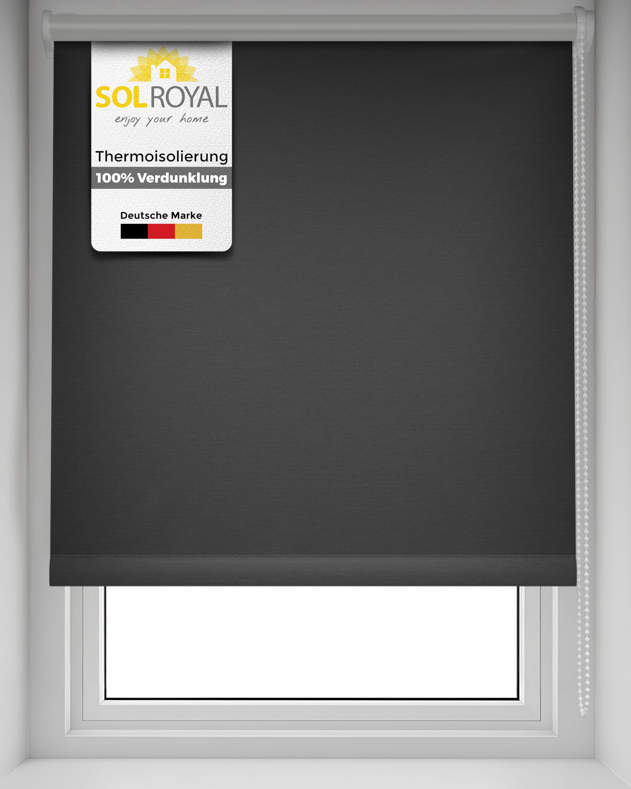 Thermorollo Rollo für Fenster ohne Bohren T42