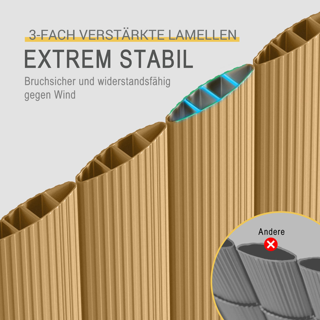 Sol Royal PVC Sichtschutzmatte Wetterfest