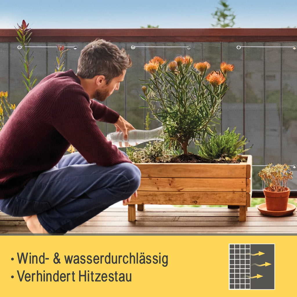 Sol Royal SolVision Balkon Sichtschutz HB2 HDPE