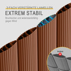 Sol Royal PVC Sichtschutzmatte Wetterfest