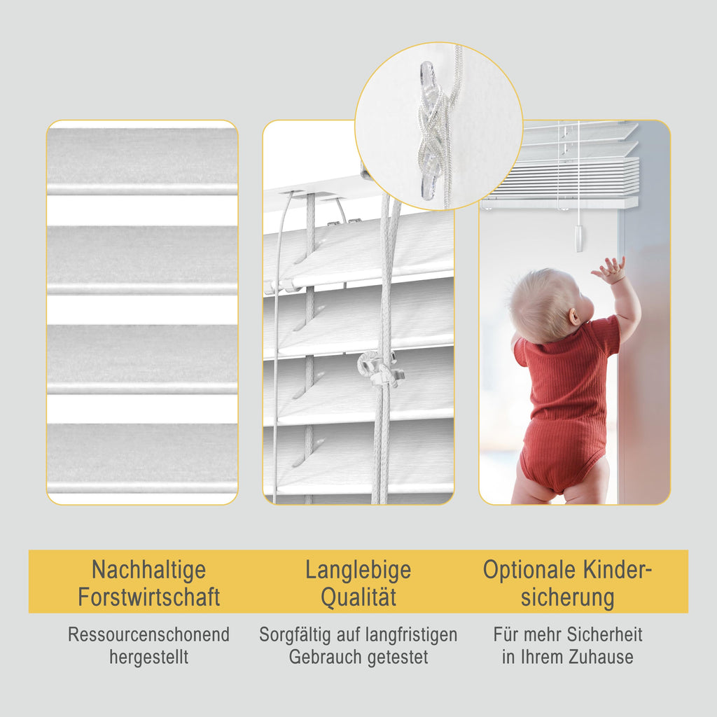 Sol Royal Holzjalousie SolDecor JH3 Jalousie aus Holz