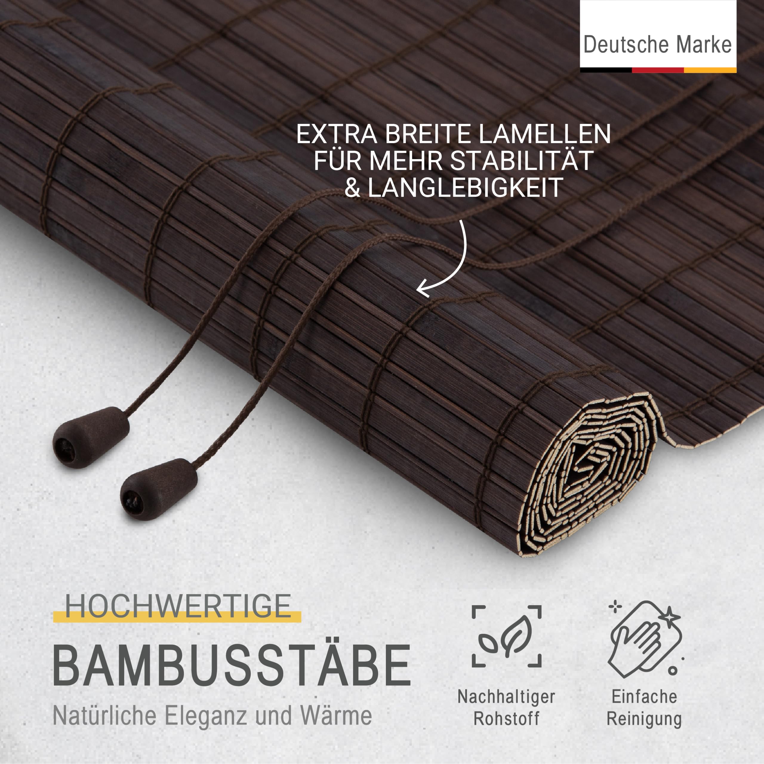 Sol Royal Bambus Rollo ohne Bohren BR7
