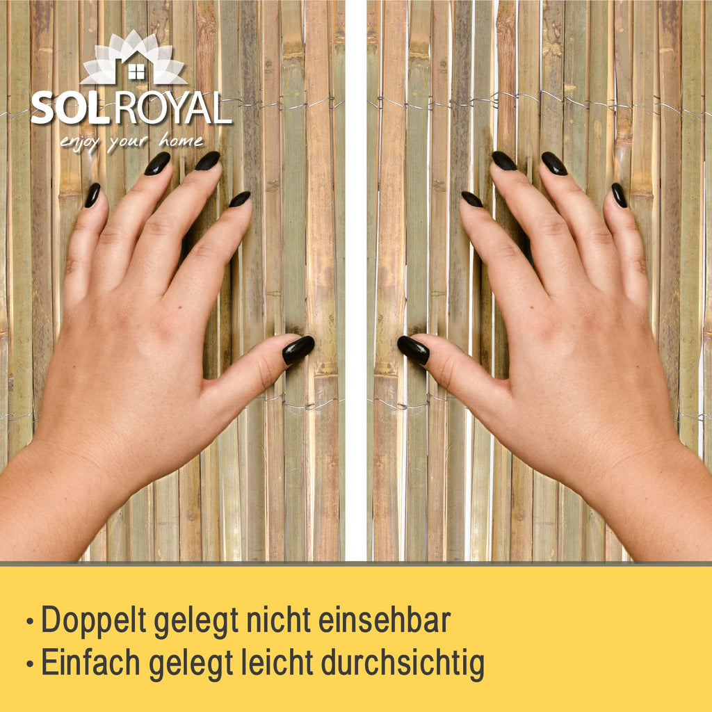 Sol Royal Split Bambus Sichtschutz - B55