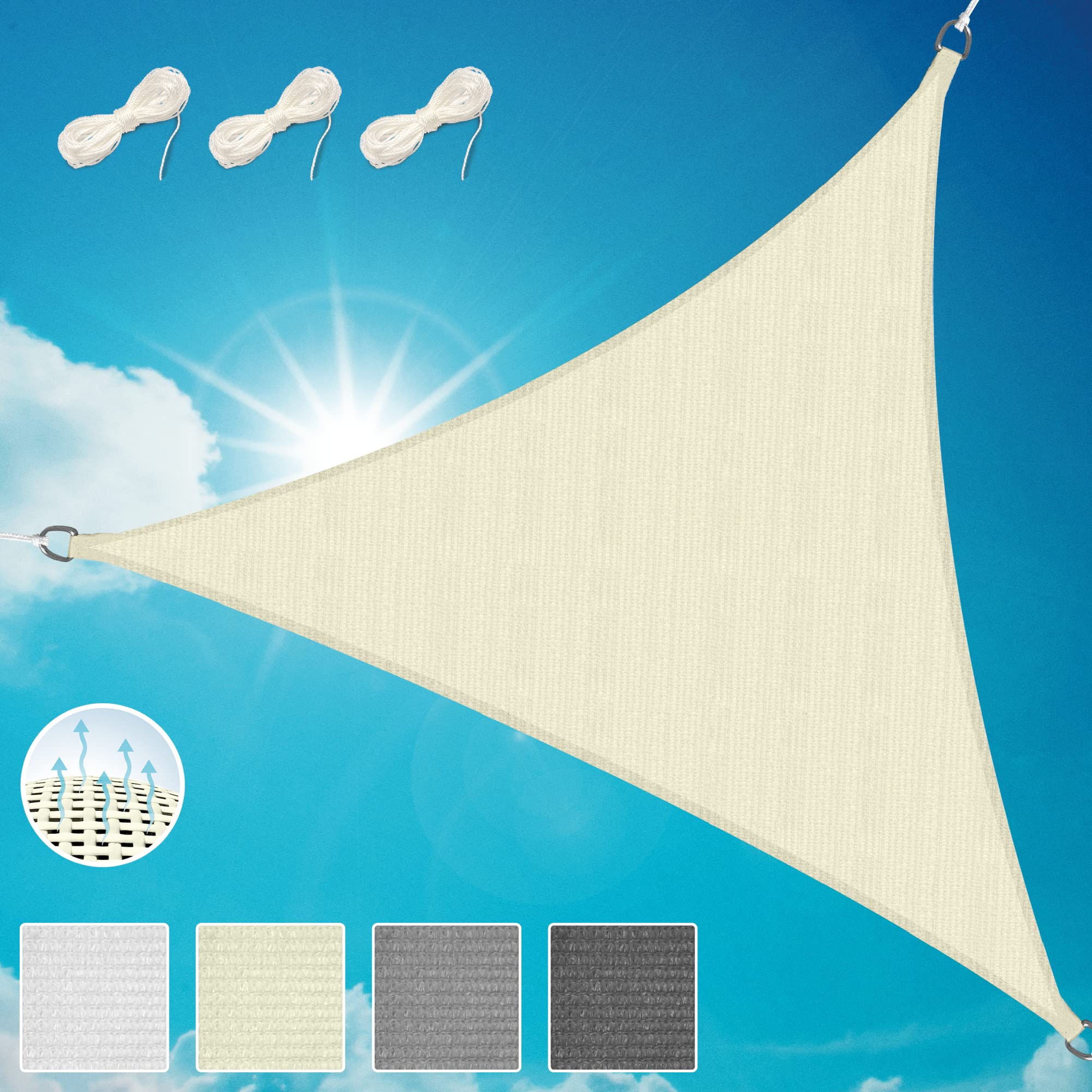 Sol Royal Sonnensegel Wasserdurchlässig HDPE HS9