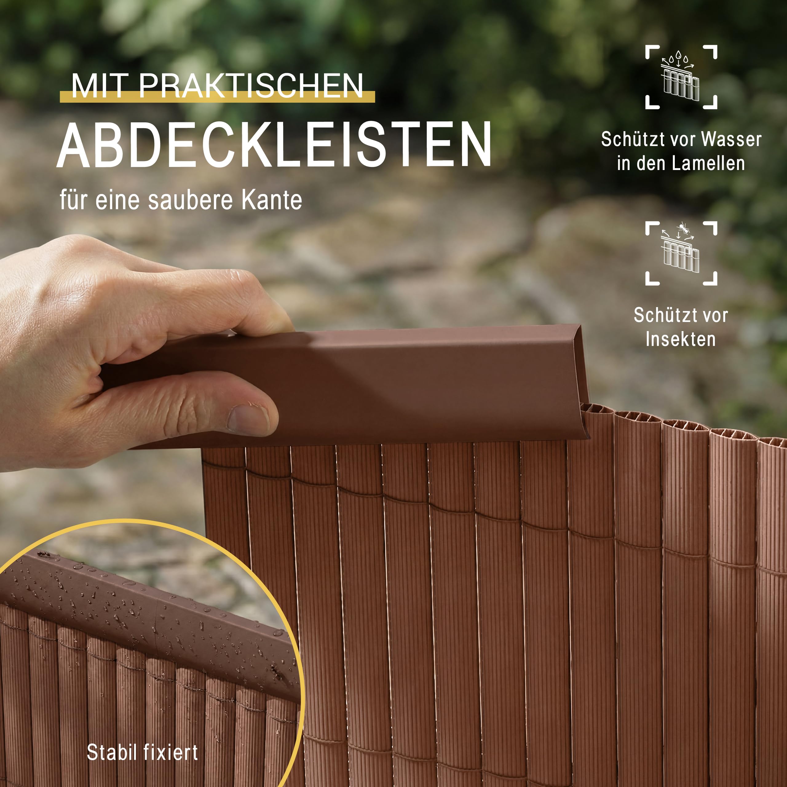 Sol Royal PVC Sichtschutzmatte Wetterfest