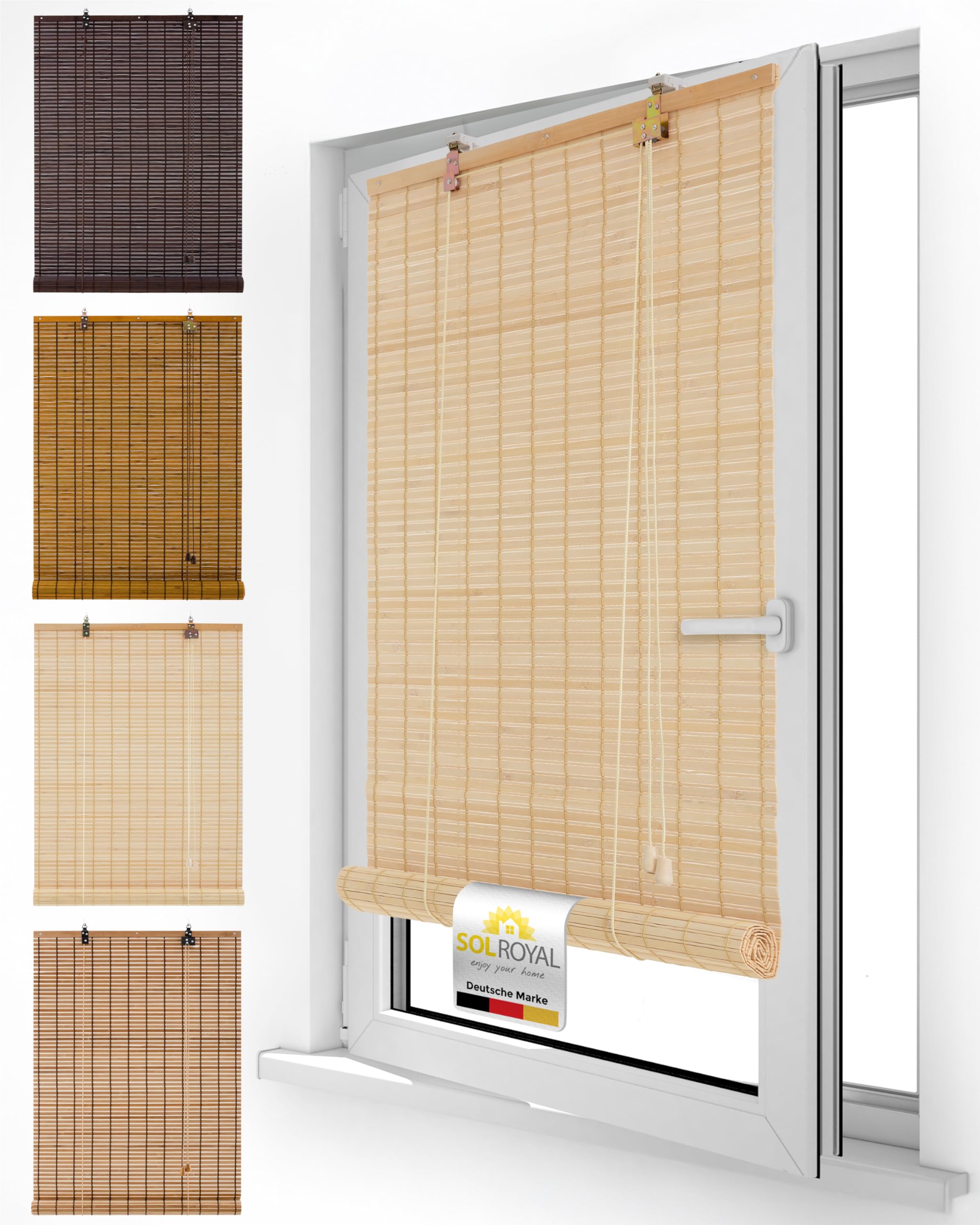 Sol Royal Bambus Rollo ohne Bohren BR7