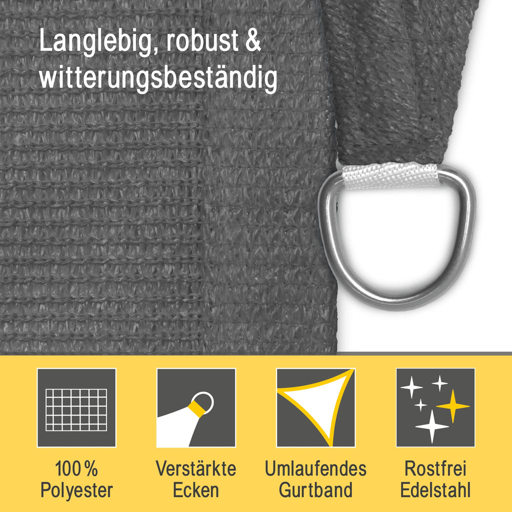 Sol Royal Sonnensegel Wasserdurchlässig HDPE HS9