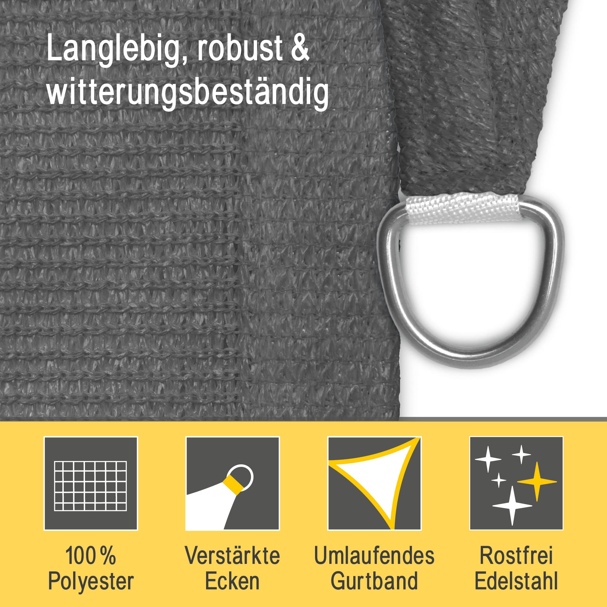 Sol Royal Sonnensegel Wasserdurchlässig HDPE HS9