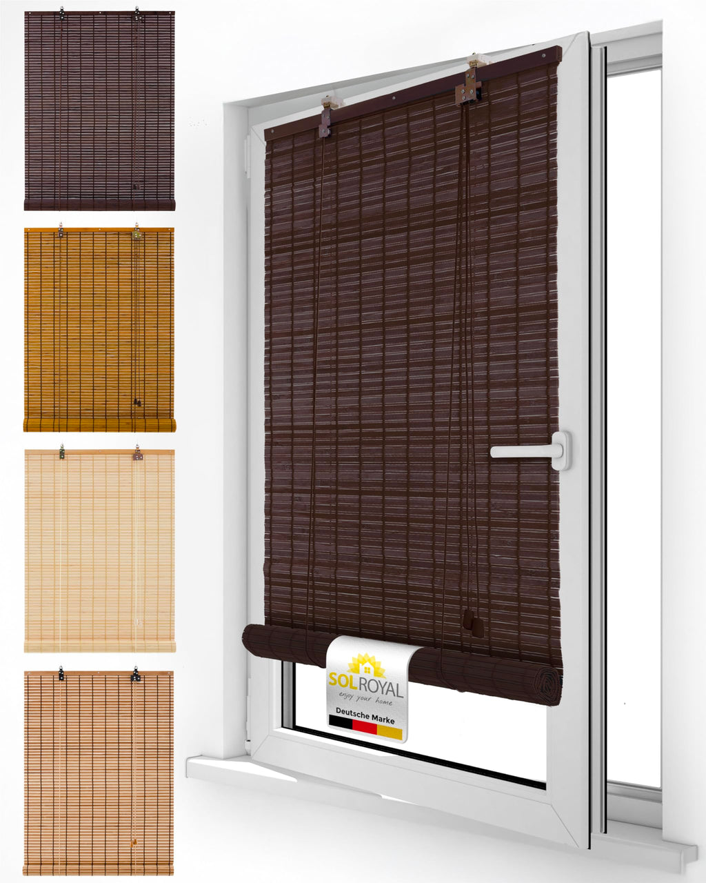 Sol Royal Bambus Rollo ohne Bohren BR7