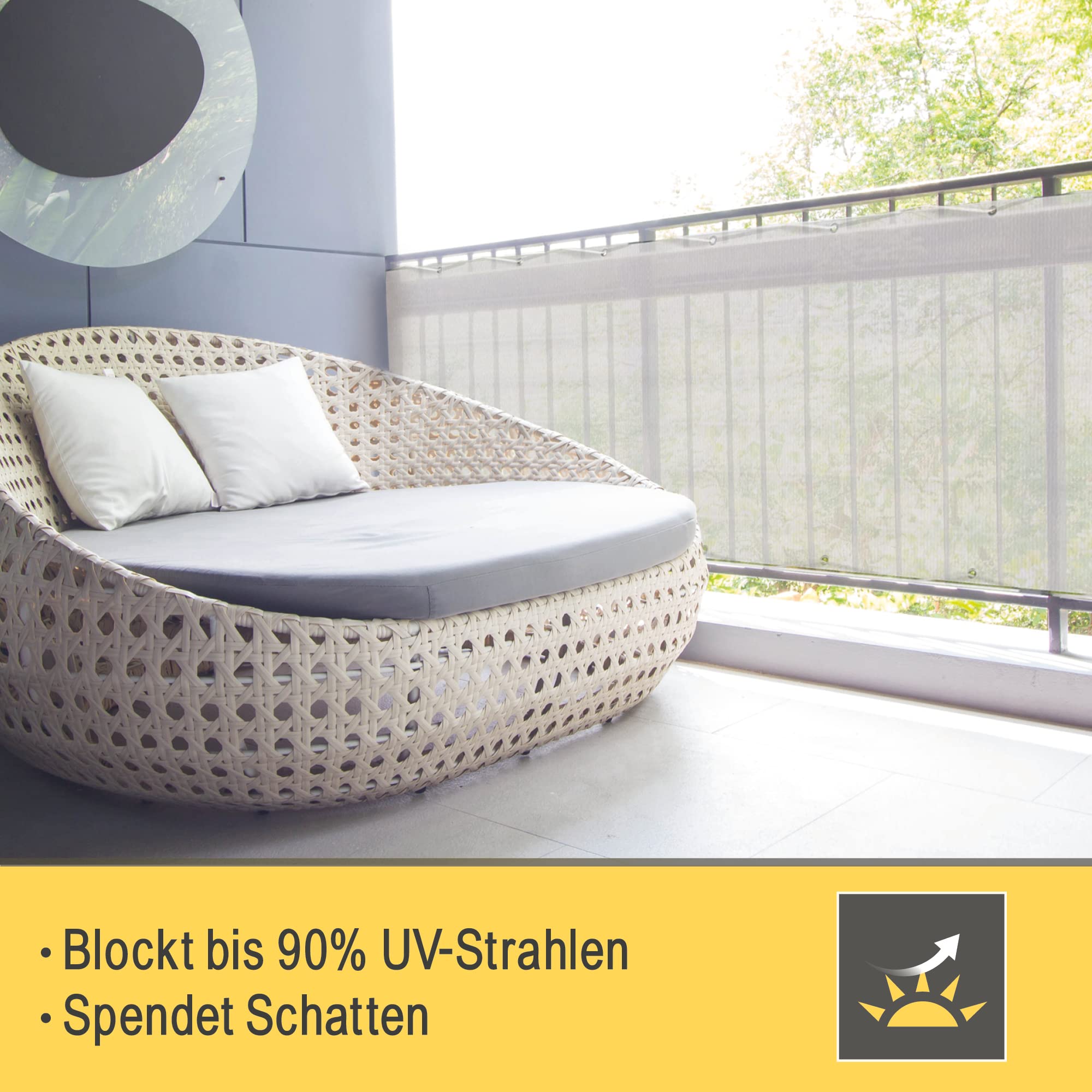 Sol Royal SolVision Balkon Sichtschutz HB2 HDPE