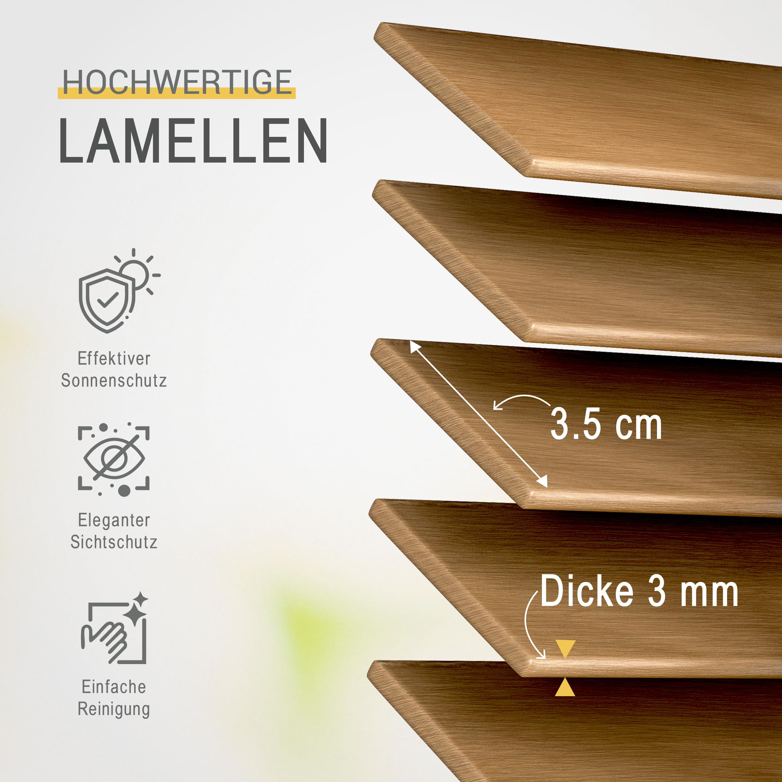 Sol Royal Holzjalousie SolDecor JH3 Jalousie aus Holz