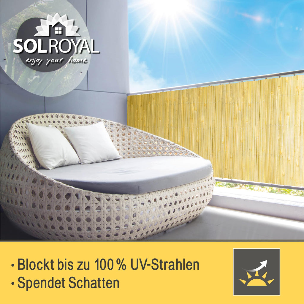 Sol Royal Split Bambus Sichtschutz - B55