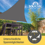Sol Royal Sonnensegel Wasserdurchlässig HDPE HS9