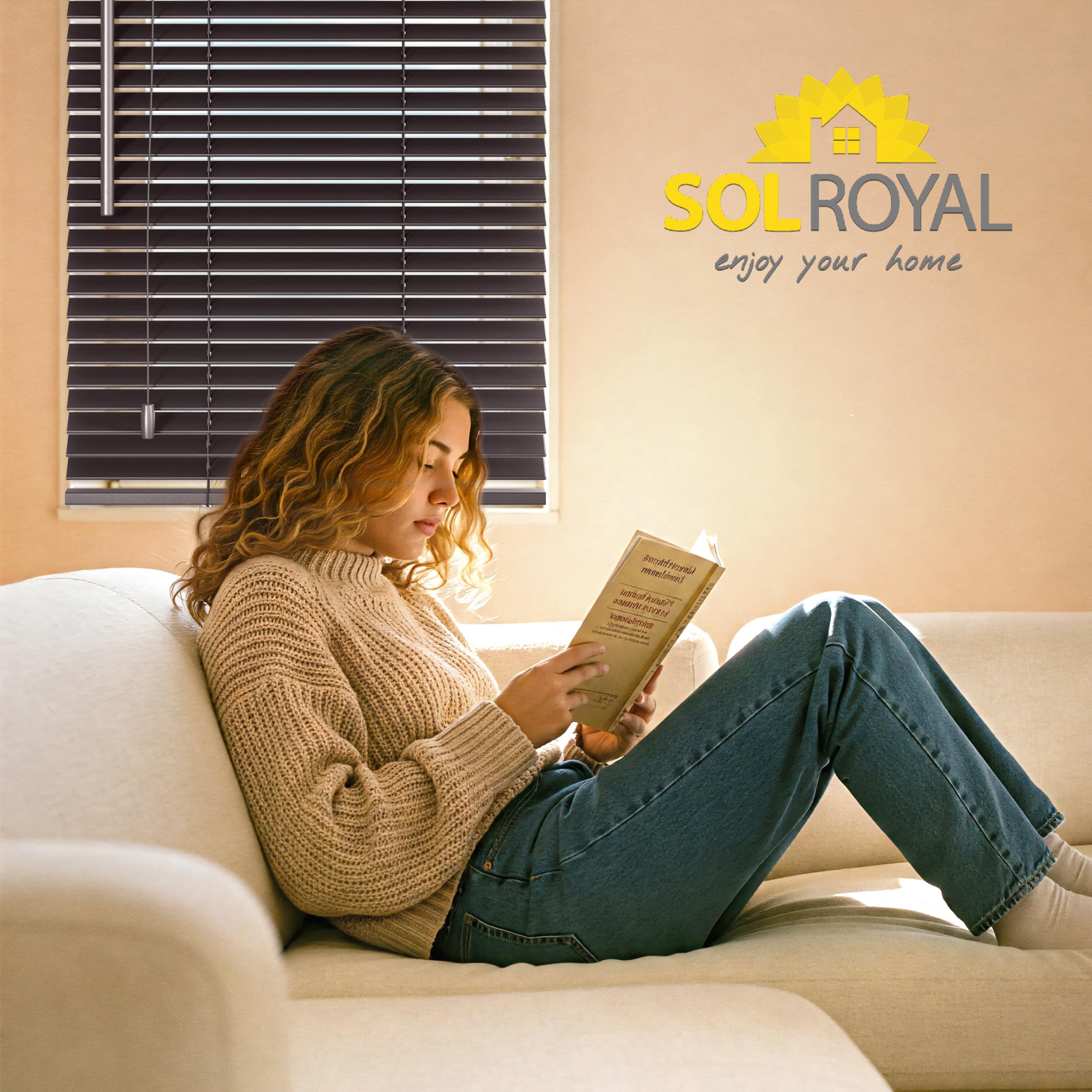 Sol Royal Holzjalousie SolDecor JH3 Jalousie aus Holz