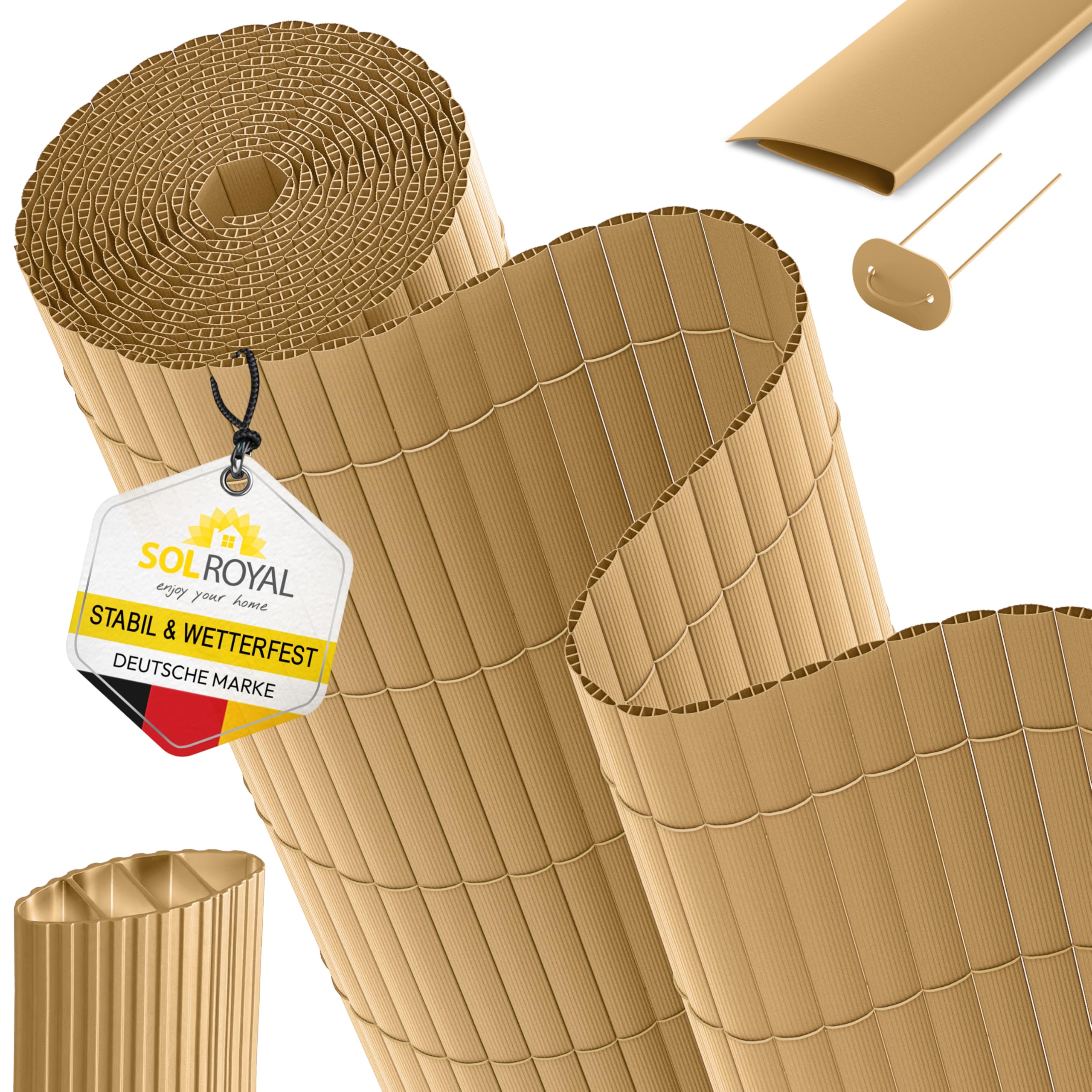 Sol Royal PVC Sichtschutzmatte Wetterfest