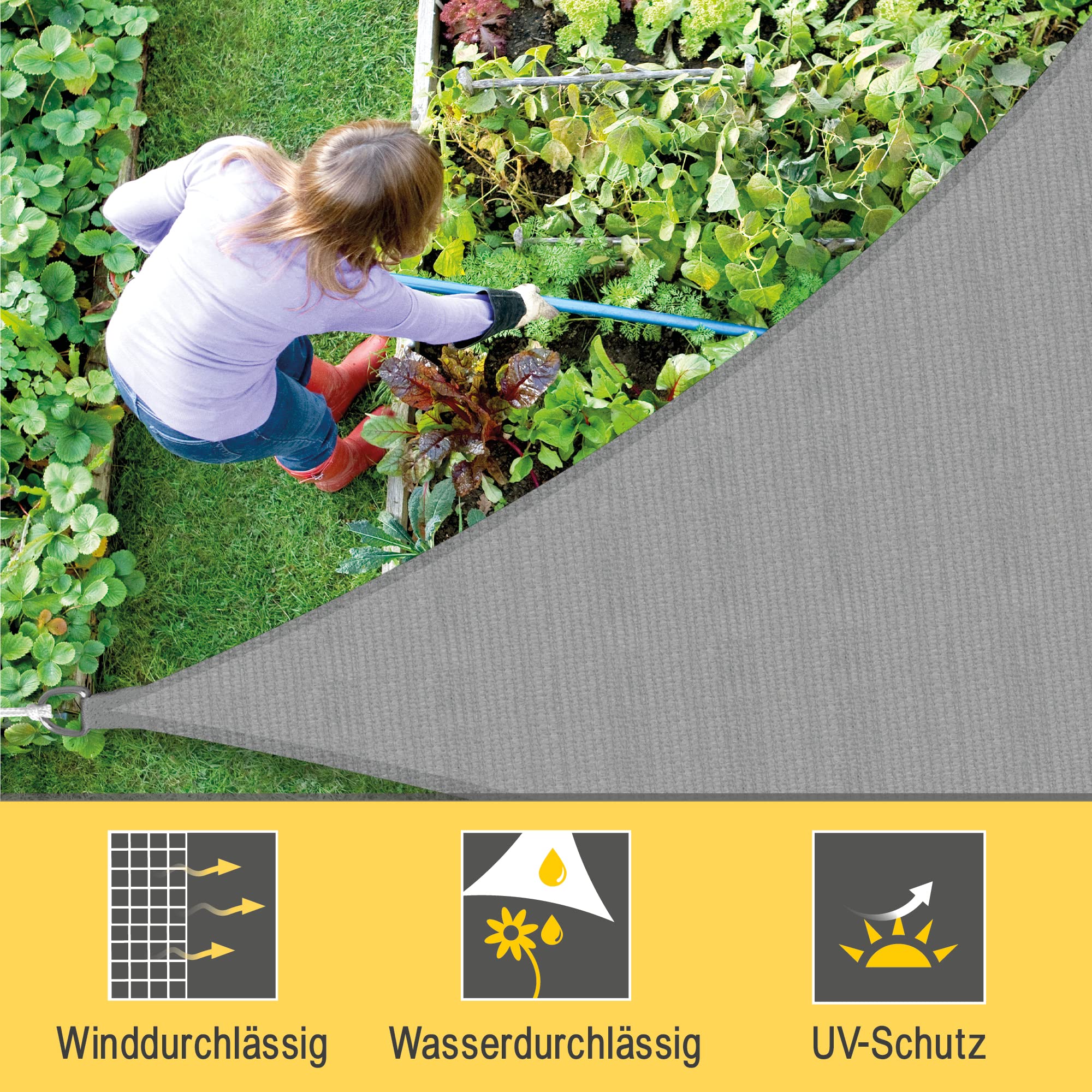 Sol Royal Sonnensegel Wasserdurchlässig HDPE HS9