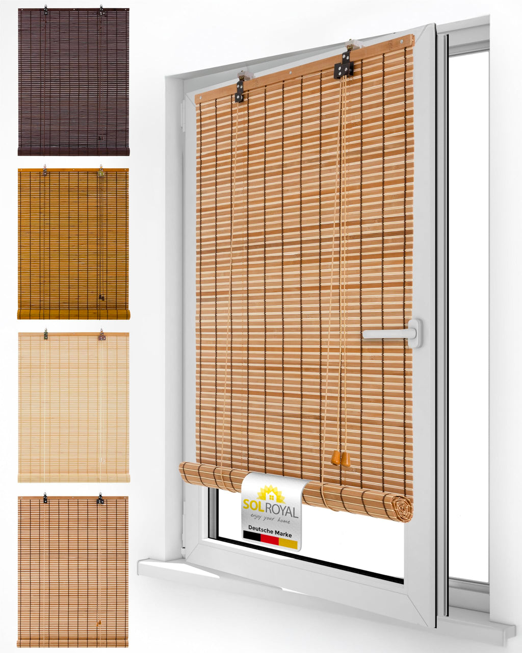 Sol Royal Bambus Rollo ohne Bohren BR7