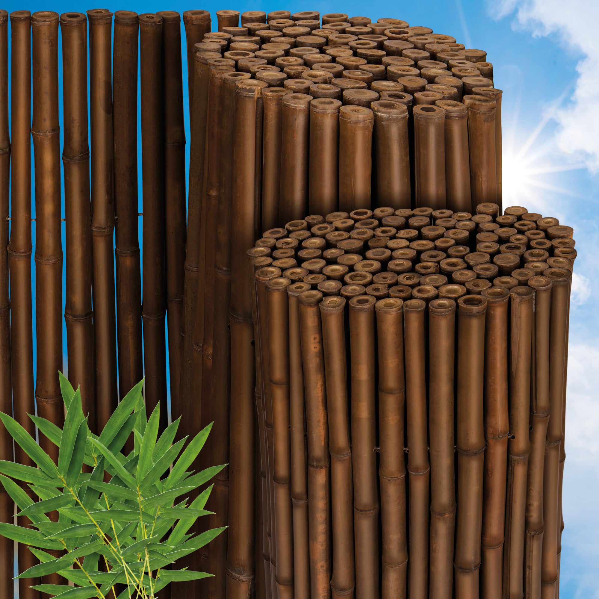 Sol Royal Premium Bambus Sichtschutz Zaun B23