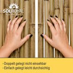 Sol Royal Bambus Sichtschutz Zaun SolVision B38