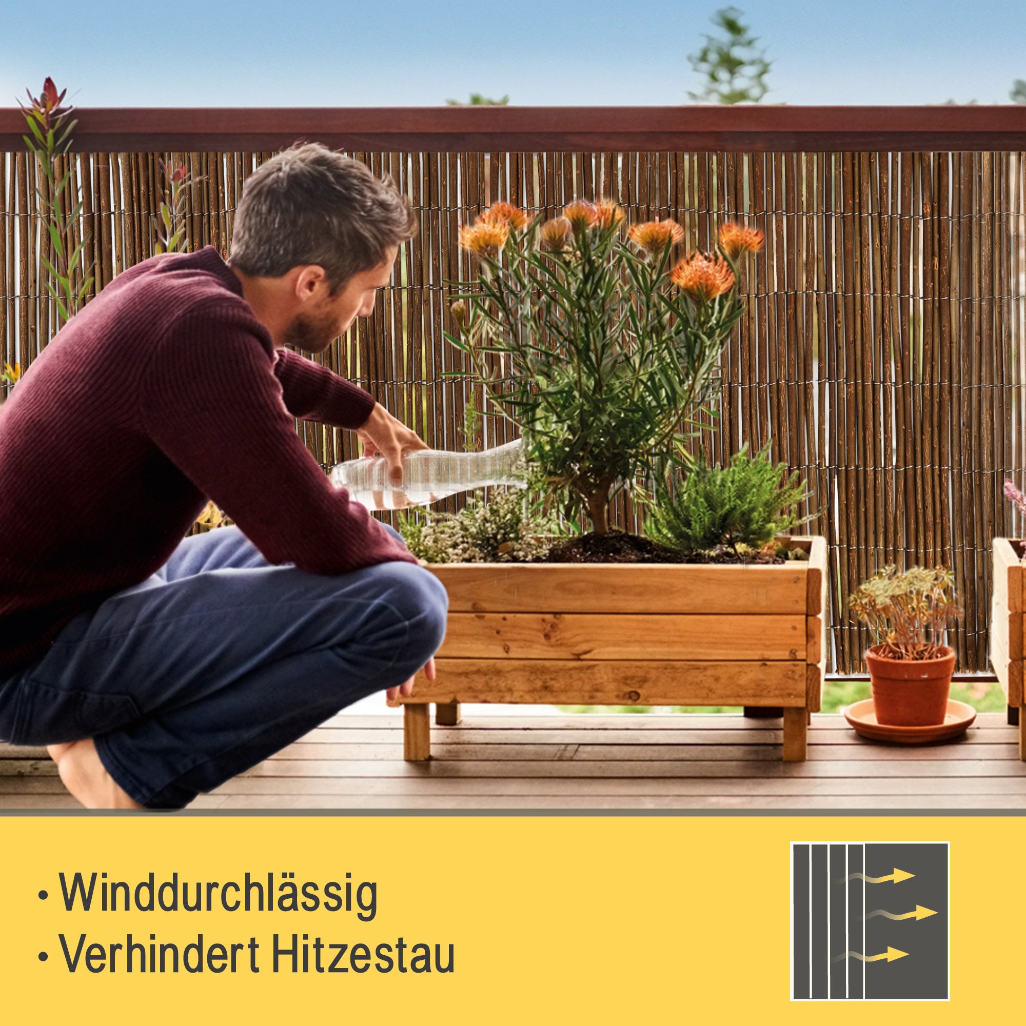 Sol Royal Weidenmatte Sichtschutz SolVision W79