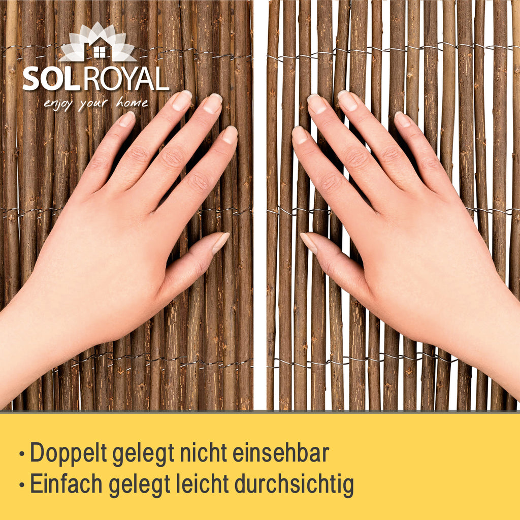 Sol Royal Weidenmatte Sichtschutz SolVision W79
